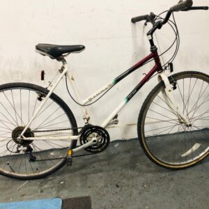 Raleigh pioneer ladies’ hybrid bike with 1-month service guarantee