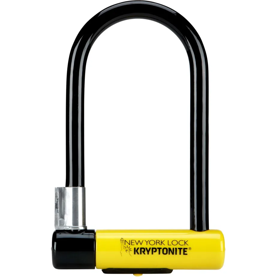 Kryptonite New York Standard D-Lock with Flexframe bracket Sold Secure Gold