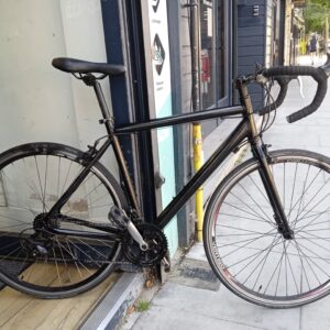 Black Road bike